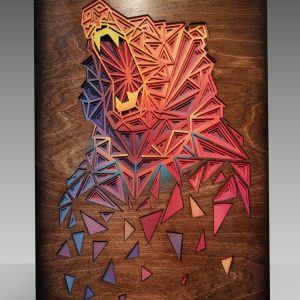 קשת אמנות הדוב - בחיתוך לייזר