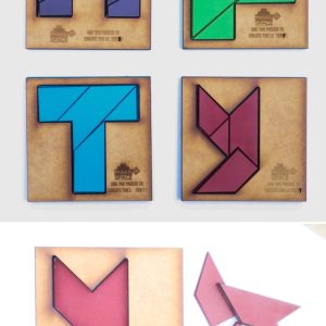 פאזל טיזר מוח לילדים - בחיתוך לייזר