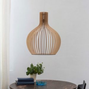 מנורה תלויה בצורת נברשת בצורת אגס - בחיתוך לייזר