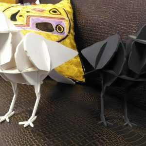 פאזל תלת מימד של עורב - בחיתוך לייזר