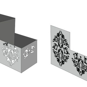 מחזיק עיפרון עשה זאת בעצמך Lasercut - בחיתוך לייזר