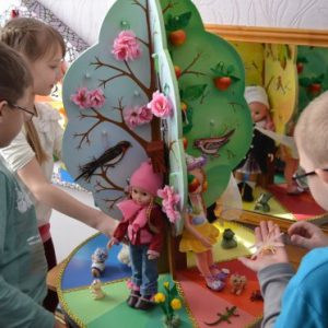 מלאכת עץ ארבע העונות - בחיתוך לייזר