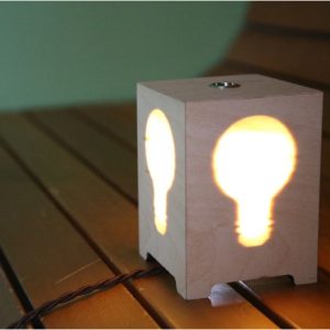 מנורה נסתרת - בחיתוך לייזר