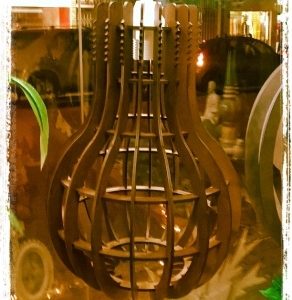 מנורה 3D פאזל CNC תוכנית - בחיתוך לייזר