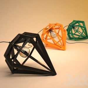 ציור וקטור מנורה עבור CNC - בחיתוך לייזר