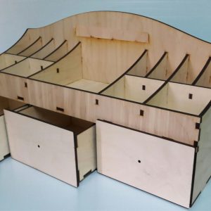 ארגונית שולחן גדולה - בחיתוך לייזר