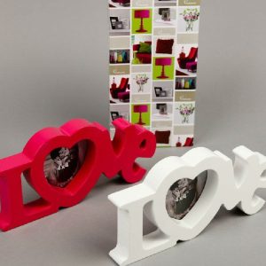 מסגרות לתמונות של לב אוהב - בחיתוך לייזר