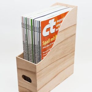 מחזיק מגזין ארגונית - בחיתוך לייזר