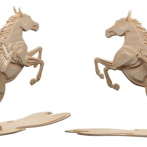 דגם פגסוס (סוס מעופף) קסום CNC לייזר L 12 מ"מ - בחיתוך לייזר