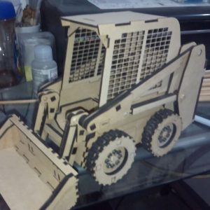 Mini Loader 3D פאזל דפוס לייזר - בחיתוך לייזר
