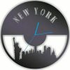 שעוני ויניל Cdr ניו יורק - בחיתוך לייזר