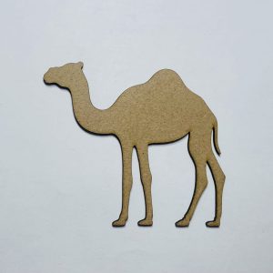 מגזרת גמל מעץ צורת גמל עץ - בחיתוך לייזר