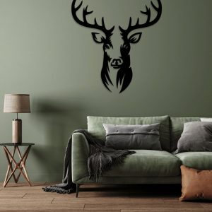 תמונת בחיתוך לייזר- צבי