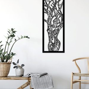 תמונת בחיתוך לייזר- ענפי עץ