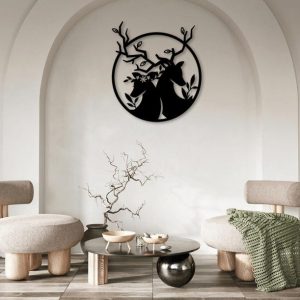 תמונת בחיתוך לייזר- צבי צבי