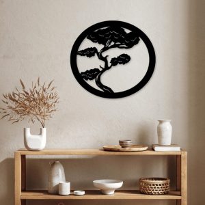 תמונת בחיתוך לייזר- בונסאי עץ