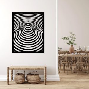 תמונת בחיתוך לייזר- נצרים פוליגונים תלת מימדיים