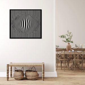 תמונת בחיתוך לייזר- נצרים פוליגונים תלת מימדיים