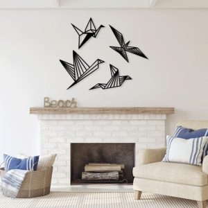 תמונת בחיתוך לייזר- ציפורים