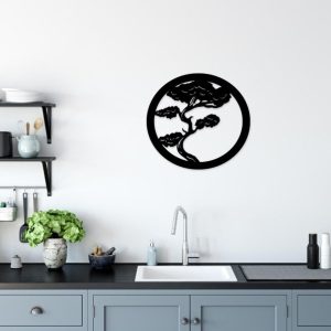 תמונת בחיתוך לייזר- עץ בונסאי