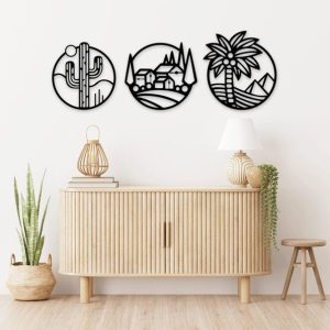 תמונת בחיתוך לייזר- קקטוס