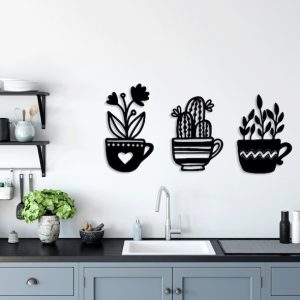 תמונת בחיתוך לייזר- מדבר קקטוס