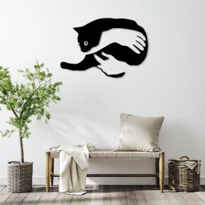 תמונת בחיתוך לייזר- חתול