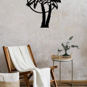 תמונת בחיתוך לייזר- עץ דקל קוקוס