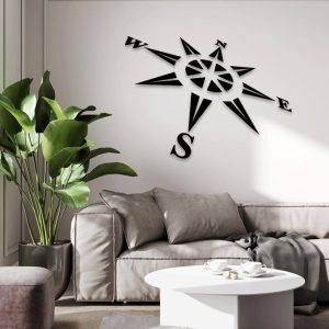 תמונת בחיתוך לייזר- מצפן