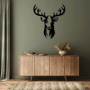 תמונת בחיתוך לייזר- צבי