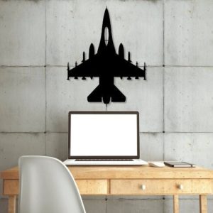 תמונת בחיתוך לייזר- מטוס קרב F16