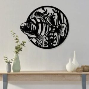 תמונת בחיתוך לייזר- דגים ים אוקיינוס