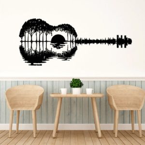 תמונת בחיתוך לייזר- גיטרה