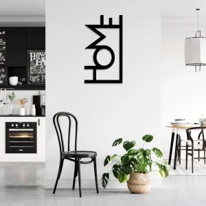 תמונת בחיתוך לייזר- שלט בית