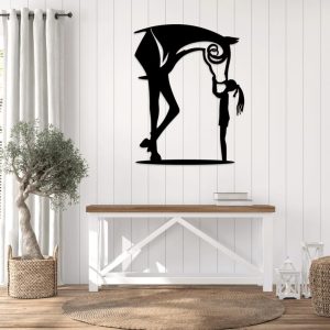 תמונת בחיתוך לייזר- עיצוב אמנות מודרנית של סוס