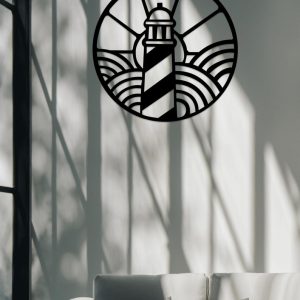 תמונת בחיתוך לייזר- גלי מגדלור