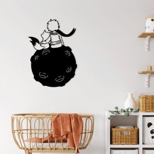 תמונת בחיתוך לייזר- הנסיך הקטן והשועל