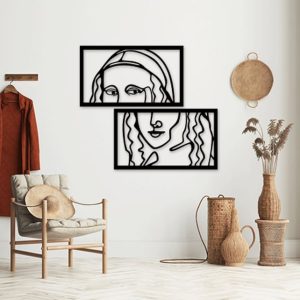 תמונת בחיתוך לייזר- מונה ליזה