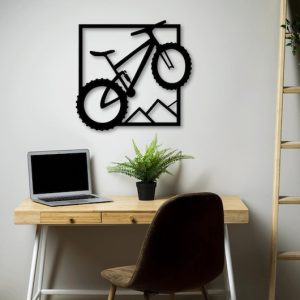 תמונת בחיתוך לייזר- אופני הרים