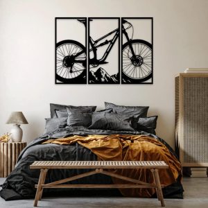 תמונת בחיתוך לייזר- אופני הרים