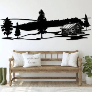 תמונת בחיתוך לייזר- הר Tree