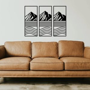 תמונת בחיתוך לייזר- הר Wave Ocean