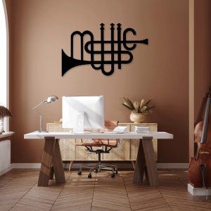 תמונת בחיתוך לייזר- מוזיקה