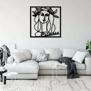 תמונת בחיתוך לייזר- ציור אמנות פיקאסו