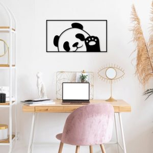 תמונת בחיתוך לייזר- דוב פנדה