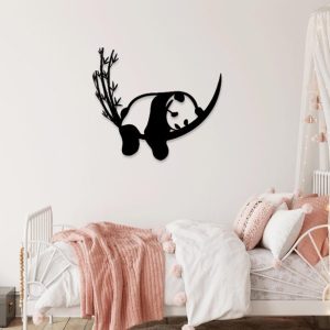 תמונת בחיתוך לייזר- חיית דוב פנדה