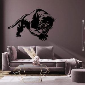 תמונת בחיתוך לייזר- פנתר נמר חיית בר