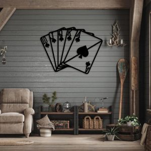 תמונת בחיתוך לייזר- קלפי משחק