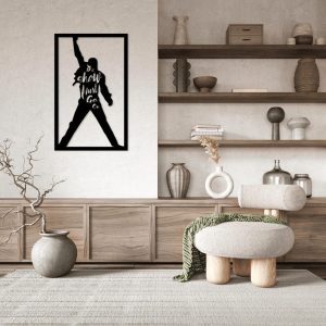 תמונת בחיתוך לייזר- מוזיקת רוק