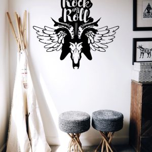 תמונת בחיתוך לייזר- גיטרת רוקנרול